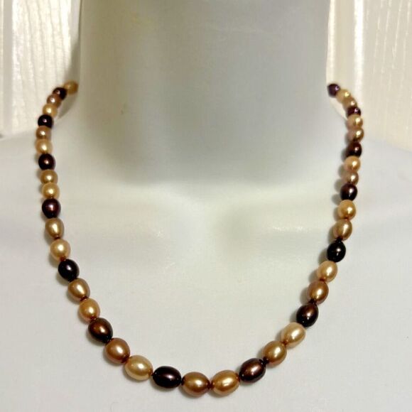 Honora Multi Colored Pearl Necklace with Pouch